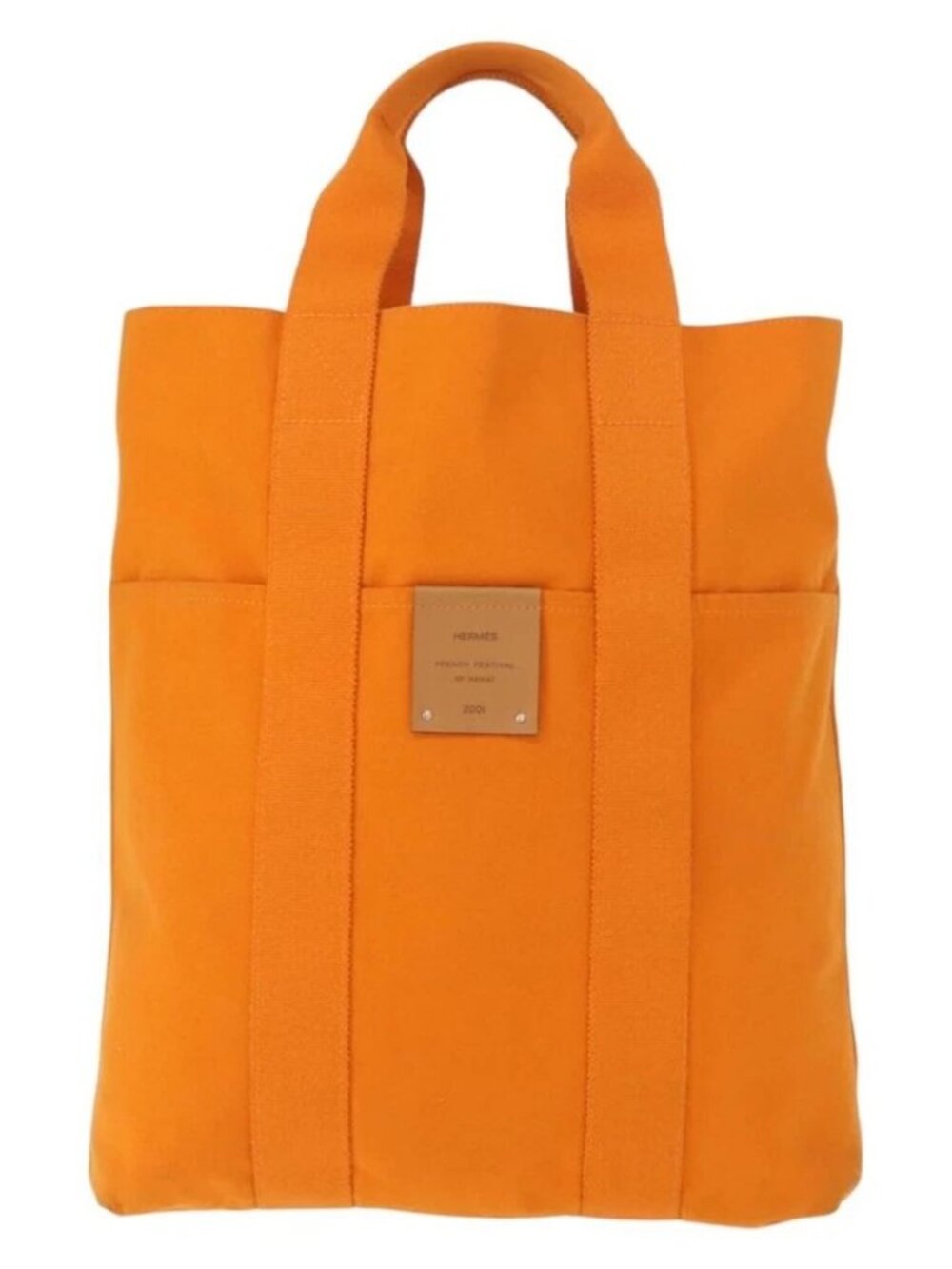 HERMES French Festival Hawaii Exclusive Fourre Tout Cabas Canvas - Picture 2 of 15